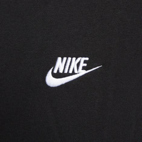 Толстовка жіноча Nike CLUB FLC FZ HOODIE STD чорна DQ5471-010