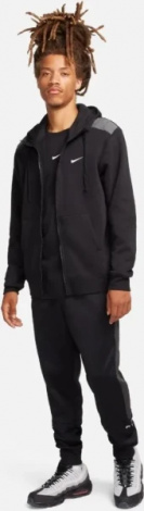 Толстовка Nike SP FLC FZ HOODIE BB чорна FQ8819-010