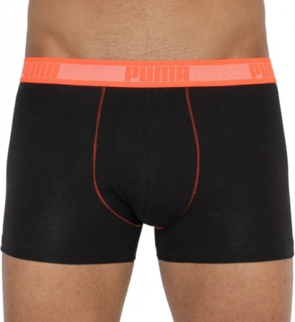 Трусы-боксеры Puma Worldhood Stripe Trunk 2P Черный, Красный, Синий Мужской M