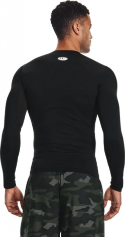 Лонгслів компресійний Under Armour HEATGEAR LONG SLEEVE чорний 1361524-001