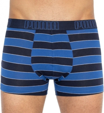 Трусы-боксеры Puma Yd Bold Stripe Boxer 2P Синий, Черный, Белый Мужской M