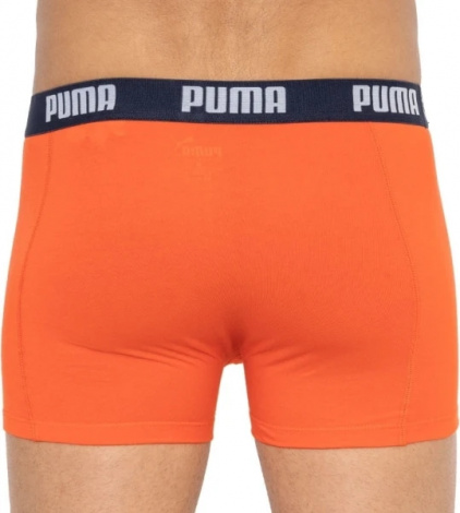 Трусы-боксеры Puma Basic Boxer 2P Синий, Оранжевый Муж.