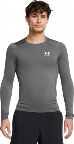 Лонгслів компресійний Under Armour HEATGEAR LONG SLEEVE сірий 1361524-025