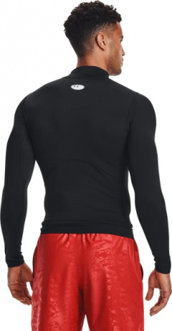 Лонгслів компресійний Under Armour HEATGEAR MOCK LONG SLEEVE чорний 1369606-001