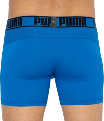 Трусы-боксеры Puma Active Boxer Print 2P Синий, Оранжевый Мужской M