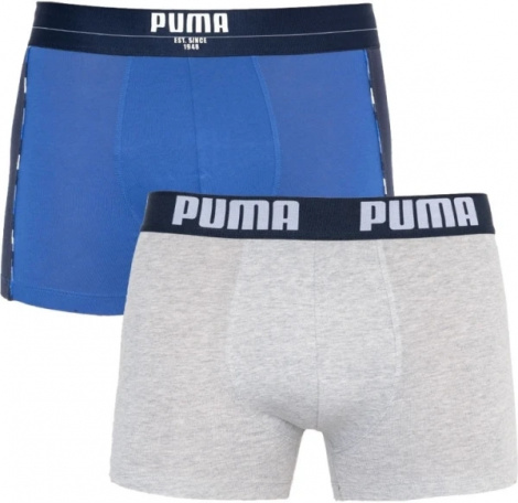 Трусы-боксеры Puma Statement Boxer 2P Синий, Серый Мужской L