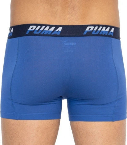 Труси (боксерки) Puma LOGO AOP BOXER 2P синьо-біло-чорні, сині (2 пари) 501003001-010