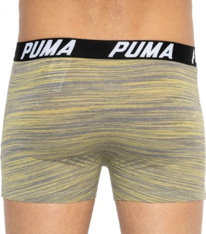 Труси (боксерки) Puma SPACEDYE STRIPE BOXER 2P жовті, сіро-жовті (2 пари) 501002001-020