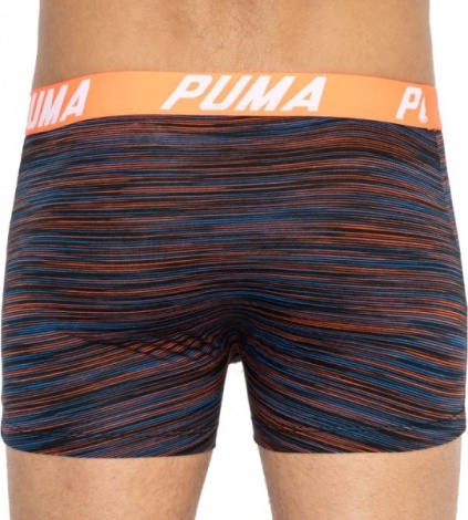 Трусы-боксеры Puma Spacedye Stripe Boxer 2P Синий, Красный Мужской L