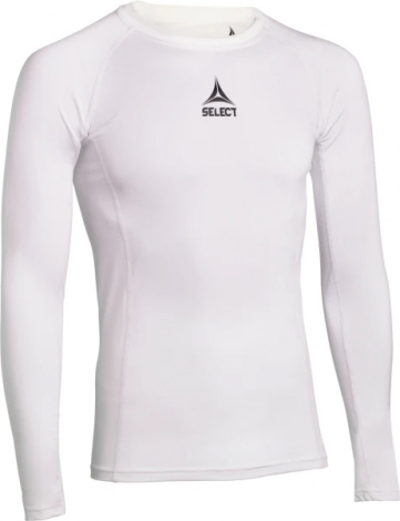Термофутболка с длинными рукавами Select BASELAYER SHIRT WITH LONG SLEEVES (L/S) белая 623540-000