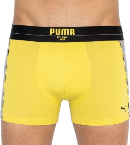 Трусы-боксеры Puma Statement Boxer 2P Желтый, Серый Мужской L