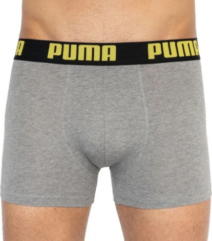 Трусы-боксеры Puma Statement Boxer 2P Желтый, Серый Мужской L