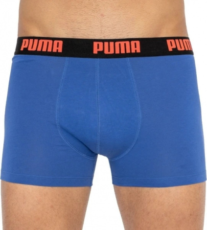 Трусы-боксеры Puma Basic Boxer 2P Черный, Синий Мужской S