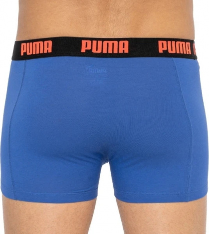 Трусы-боксеры Puma Basic Boxer 2P Черный, Синий Мужской S