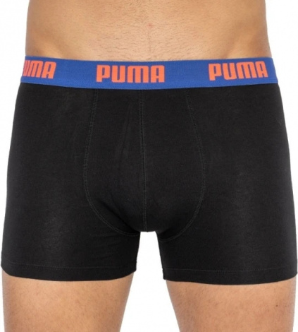 Трусы-боксеры Puma Basic Boxer 2P Черный, Синий Мужской S