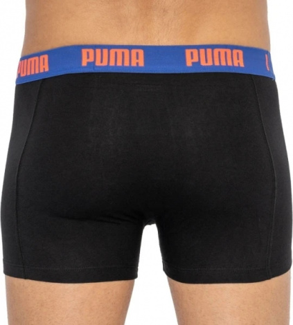 Трусы-боксеры Puma Basic Boxer 2P Черный, Синий Мужской S