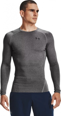 Лонгслів компресійний Under Armour HEATGEAR LONG SLEEVE сірий 1361524-090