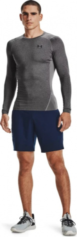 Лонгслів компресійний Under Armour HEATGEAR LONG SLEEVE сірий 1361524-090