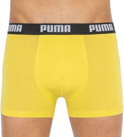 Трусы-боксеры Puma Basic Boxer 2P Серый, Желтый Муж.