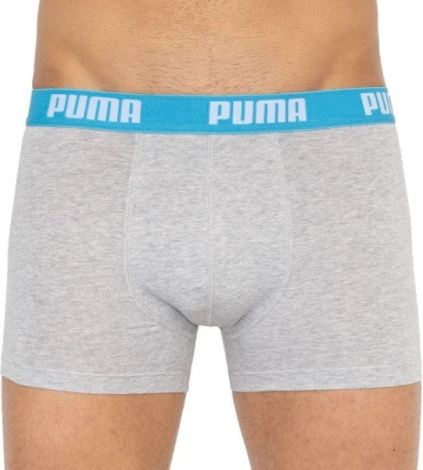Трусы-боксеры Puma Basic Boxer 2P Серый, Желтый Муж.