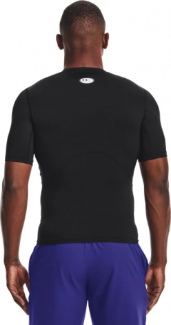 Футболка компресійна Under Armour HEATGEAR SHORT SLEEVE чорна 1361518-001