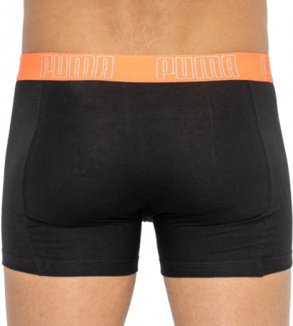 Трусы-боксеры Puma Big Logo Aop Boxer 2P Черный, Синий Мужской M