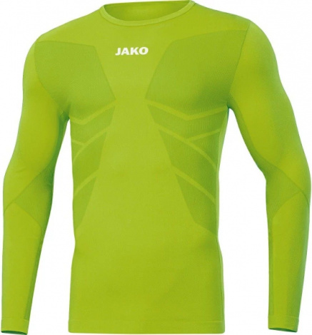 Футболка з довгим рукавом Jako COMFORT 2.0 зелена 6455-25