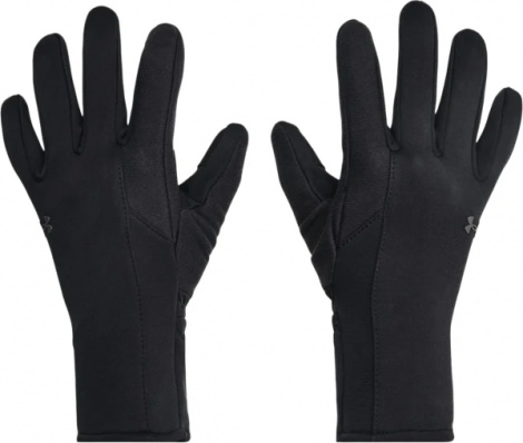 Перчатки Ua Storm Fleece Gloves Черный Женский Lg