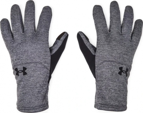 Перчатки Ua Storm Fleece Gloves Серый, Черный Мужской Lg