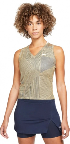 Майка жіноча Nike NIKECOURT VICTORY TANK PR персиково-сіра DA4754-811