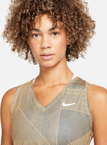 Майка жіноча Nike NIKECOURT VICTORY TANK PR персиково-сіра DA4754-811