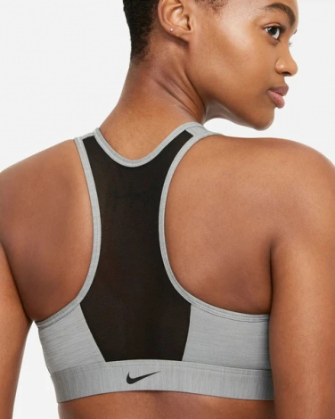 Топ Nike W NK DF SWSH ZIP FRONT BRA