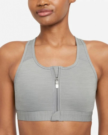 Топ Nike W NK DF SWSH ZIP FRONT BRA