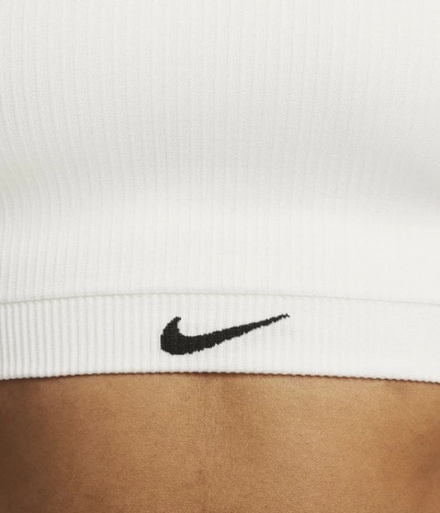 Топ жіночий Nike W NK INDY SMLS RIB BRA білий DV9966-133