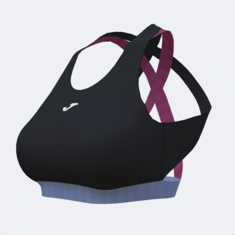 Топ Joma CALIFORNIA SPORT BRA BLACK FUCHSIA BLUE