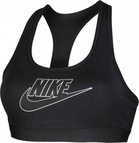 Топ Nike W Nk Swsh Med Spt Futura Bra