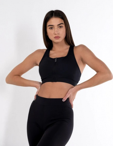 Топ Nike W NK DF SWSH ZIP FRONT BRA