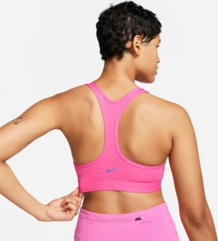 Топ жіночий Nike W NK SWSH LS HBR BRA рожевий FN2898-605
