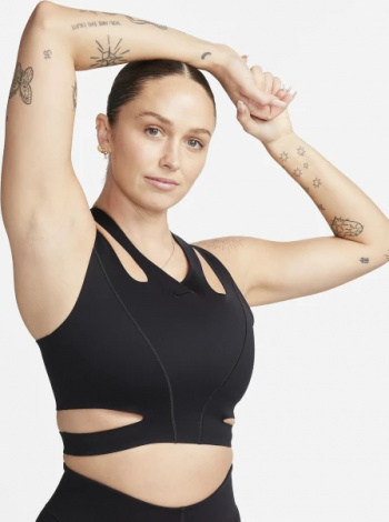 Топ жіночий Nike W NK FM DF BRA 24 чорний FQ2640-010