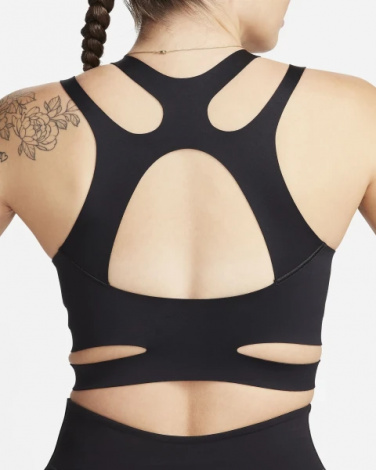 Топ жіночий Nike W NK FM DF BRA 24 чорний FQ2640-010