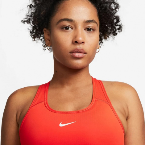 Топ жіночий Nike SWOOSH BRA PAD червоний BV3636-633