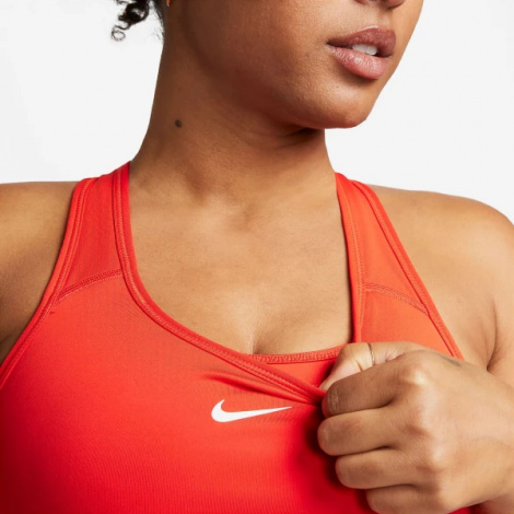 Топ жіночий Nike SWOOSH BRA PAD червоний BV3636-633