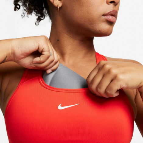 Топ жіночий Nike SWOOSH BRA PAD червоний BV3636-633