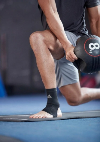 Фіксатор щиколотки Adidas PERFORMANCE ANKLE SUPPORT чорний XL ADSU-13314