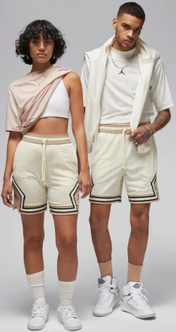 Шорти баскетбольні Nike JORDAN DRI-FIT SPORT DIAMOND SHORTS бежеві DX1487-113