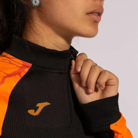 Реглан Joma ELITE IX SWEATSHIRT BLACK ORANGE