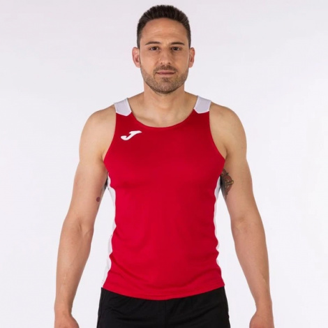 Майка для бігу Joma RECORD II червоно-біла 102222.602