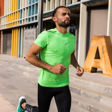 Футболка Joma R-CITY SHORT SLEEVE T-SHIRT FLUOR GREEN