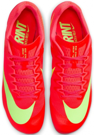 Кросівки бігові Nike ZOOM RIVAL SPRINT червоно-салатові FZ9663-600