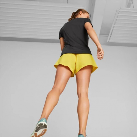 Шорти для бігу жіночі Puma W FIRST MILE SHORT жовті 52321441